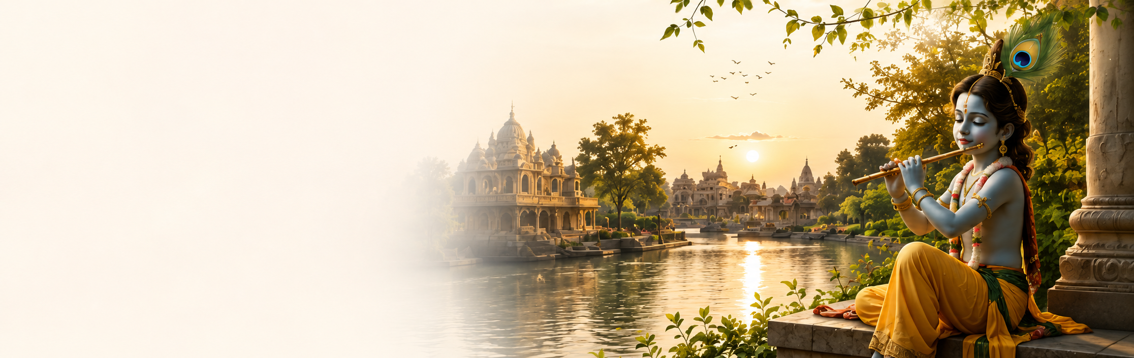 Laadli Govindavan &mdash; Krishna and Vrindavan skyline
