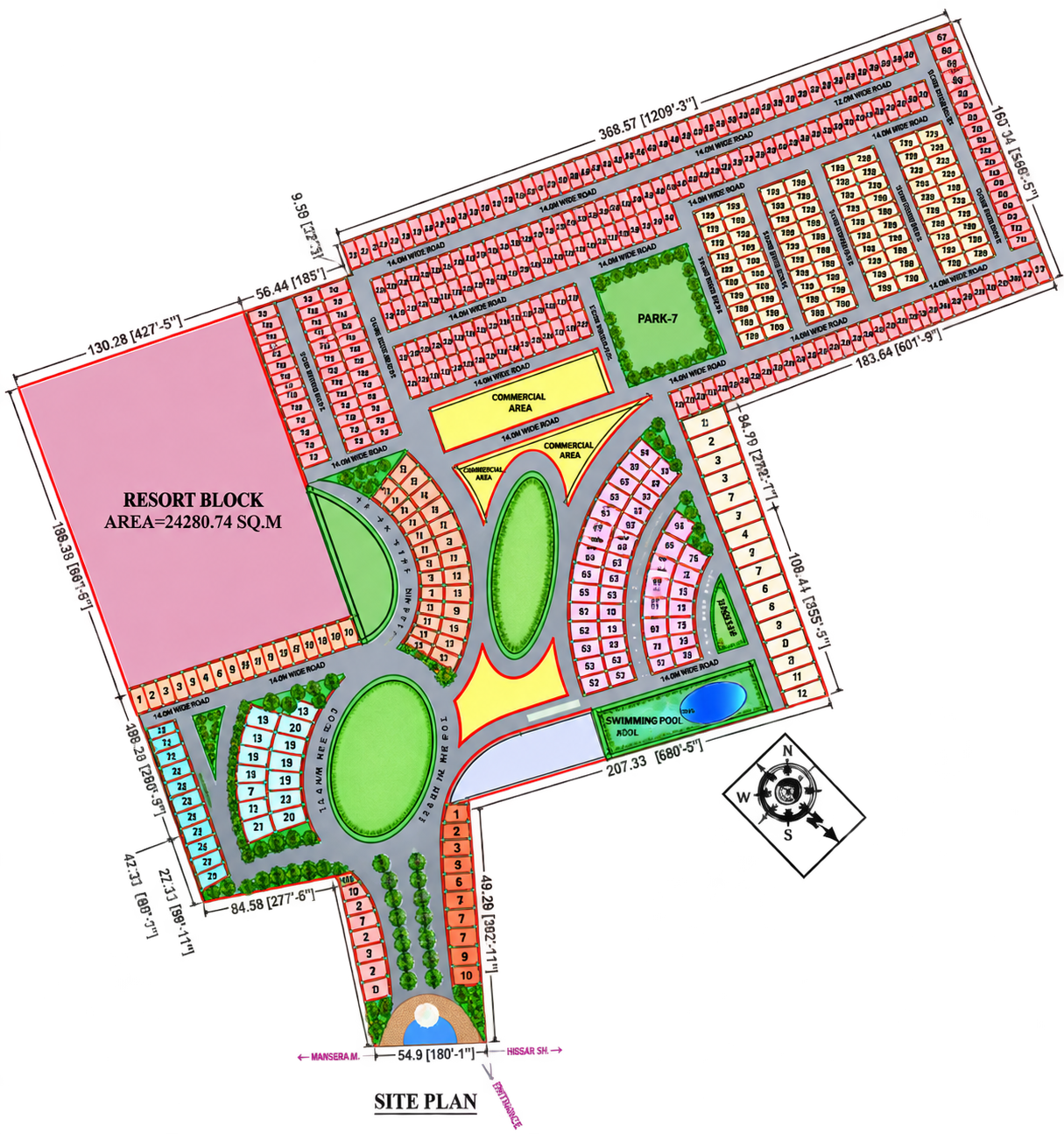 Laadli Govindavan layout plan